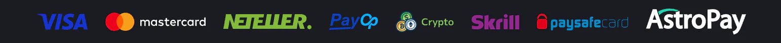MyStake Casino moyens de paiement disponibles : Visa, Mastercard, Neteller, PayOp, cryptomonnaies, Skrill, paysafecard et AstroPay